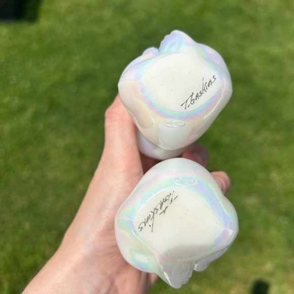 Iridescent Bear Figurines - Set of 2 - Picture 2 of 5